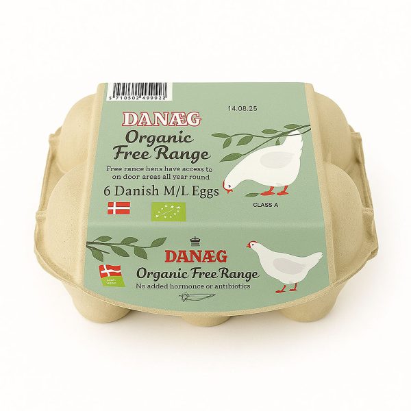 Danaeg - Danish Organic Egg, 6pc/Tray