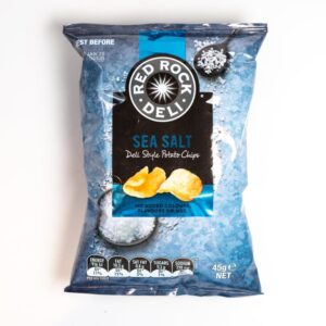 Red Rock - Sea Salt Flavoured Chips (90g/bag | 12bags/case) - by Case