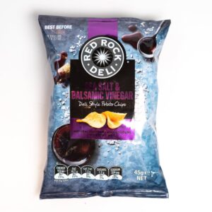 Red Rock - Sea Salt & Balsamic Vinegar Flavoured Chips (45g/bag | 18bags/case) - by Case