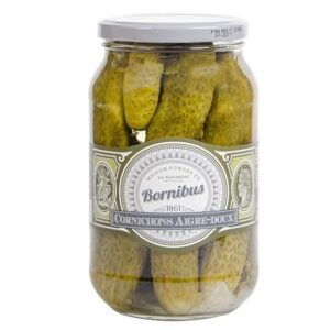 Bornibus - BS1800 Cornichons Aigre-Doux (860g/jar | 6jars/case) - by Case