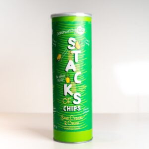 Community Co - Stacks of Chips Sour Cream & Onion (160g/pc | 14pcs/case) - by Case