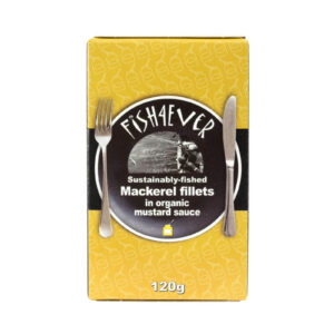 Fish4Ever - Mackerel Fillets In ORG Mustard Sauce (120g/Piece | 10pieces/Case) - By Case