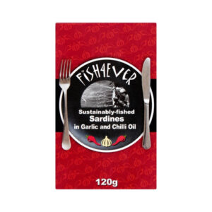 Fish4Ever - Sardines In Spicy ORG Olive Oil Chilli, Garlic (120g/Piece | 10pieces/Case) - By Case