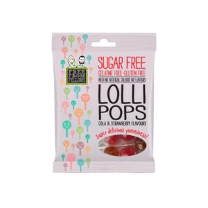 Free From Fellows - Cola & Strawberry Lollipops (60g/pc | 10pcs/case) - by Case