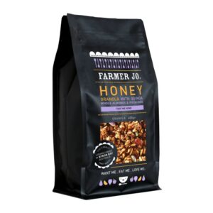 Farmer Jo - Honey Granola with Quinoa, Whole Almonds & Pistachios (400g/bag | 5bags/case) - by Case