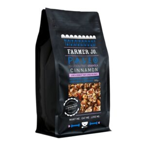 Farmer Jo - Gluten Free Paleo Cinnamon Granola (300g/pack | 5packs/case) - by Case