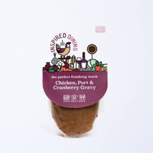 Inspired Dining - Chicken, Cranberry & Port Gravy (200g/pc | 8pcs/case) - by Case