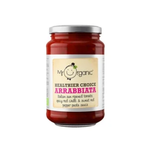 Mr Organic - Chilli Arrabiata Pasta Sauce (Glass Jar) (350g/jar | 6jars/case) - by Case