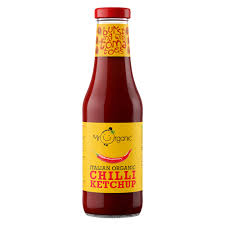 Mr Organic - Chilli Ketchup (Glass Bottle) (480g/btl | 6bottles/case) - by Case