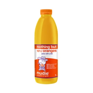 Nudie - Orange Juice with Pulp (1L/bottle | 6bottles/case) - by Case