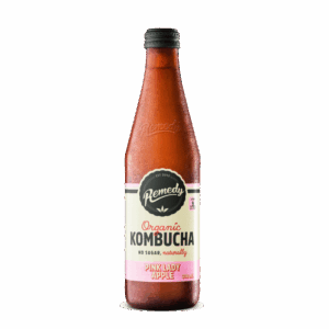 Remedy - Organic Kombucha Pink Lady Apple (330ml/btl | 12bottles/case) - by Case