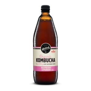 Remedy - Organic Kombucha Raspberry Lemonade (750ml/btl | 12bottles/case) - by Case
