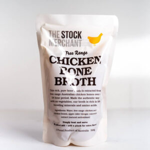 The Stock Merchant - Free Range Chicken Bone Broth (500g/pack | 8packs/case) - by Case
