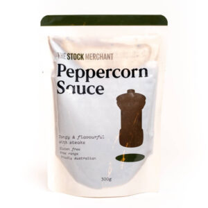 The Stock Merchant - Free Range Peppercorn Sauce (300g/pack | 8packs/case) - by Case
