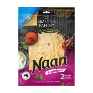 Simson's Pantry - NAAN Traditional (250g/Piece | 8pieces/Case) - By Case