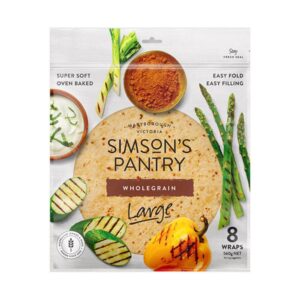 Simson's Pantry - Wholegrain Large Wrap (560g/pack | 12packs/case) - by Case
