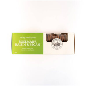 Valley Produce - Seed Crisps - Rosemary Raisin & Pecan (150g/pc | 12pcs/case) - by Case